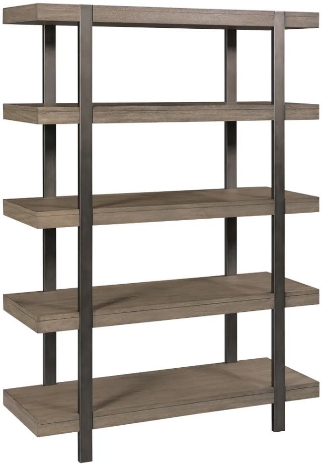 Hammary® Sandler Colt Gray Bookshelf-0