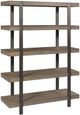 Hammary® Sandler Colt Gray Bookshelf-0