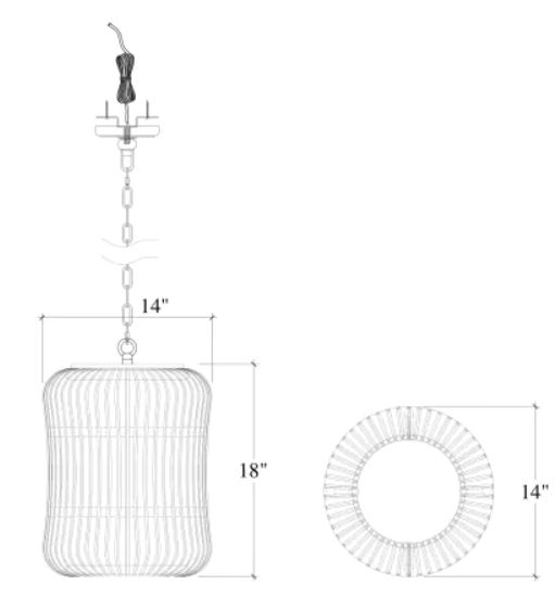 Bramble Customizable Oceana Medium Pendant Lighting-2