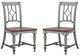 Flexsteel® Plymouth 2-Piece Distressed Graywash Dining Chair Set-0