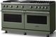 Viking® 5 Series 60" Eucalyptus Pro Style Gas (LP) Range with Polished Chrome Trim-2
