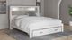 Signature Design by Ashley® Altyra White Queen Upholstered Bookcase Bed with Storage-4