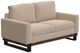 International Furniture Direct Blackburn Light Brown Loveseat-0