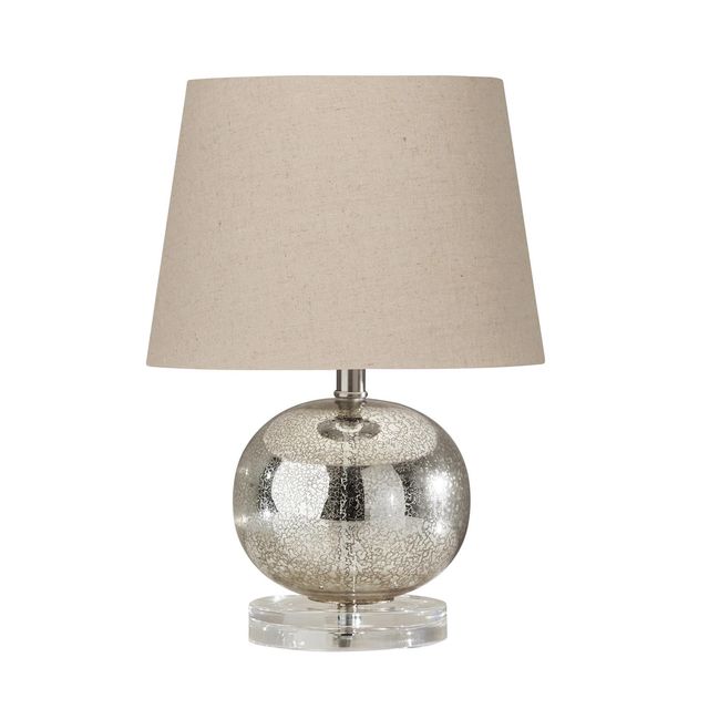 Adesso® White Globe Table Lamp-0