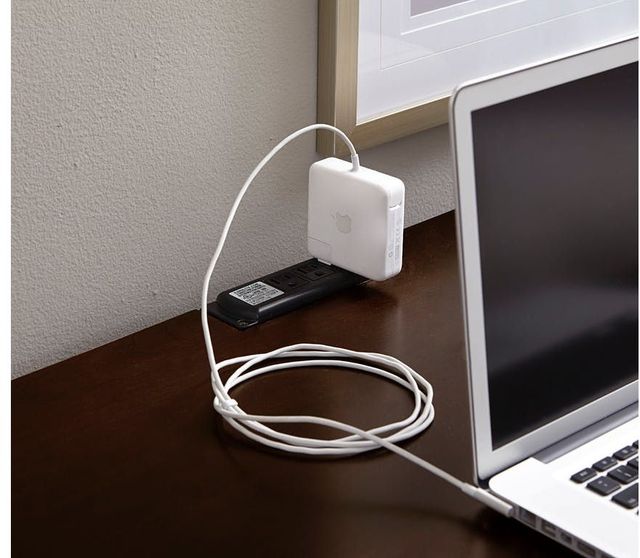 Vaughan-Bassett Bonanza Merlot Laptop/Tablet Desk with Charging Station-3