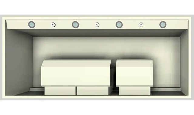 Vent-A-Hood® 60" Biscuit Wall Hood-2