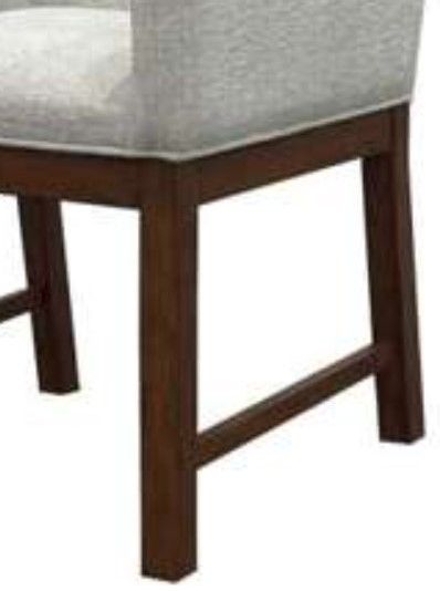 Elements International Glinda Brown/Light Gray Dining Chair-2