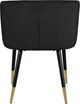 Meridian Furniture Louise Black Velvet Dining Chair-3