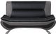 Mazin Furniture Veloce 2 Piece Black/Gray Sofa & Loveseat Set-1