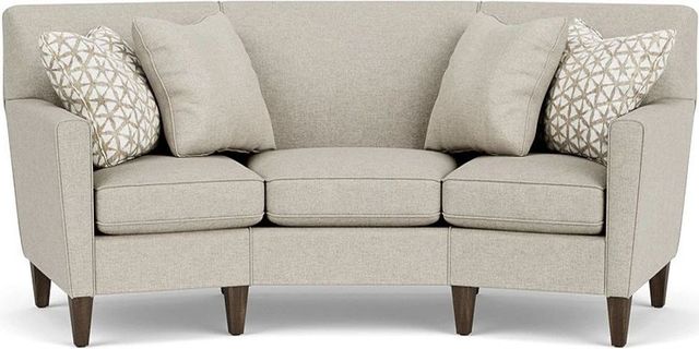Flexsteel® Digby Silver Driftwood Conversation Sofa-1