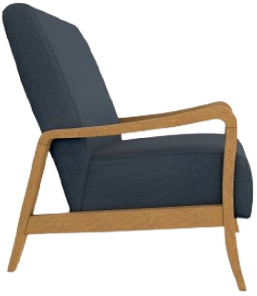 Best® Home Furnishings Customizable Field & Stream Home Rybe Accent Chair with Honey Birch Legs-2