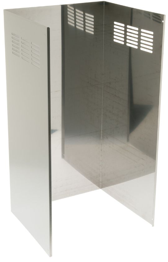 GE® 10' Stainless Steel Ceiling Duct Cover Kit-1