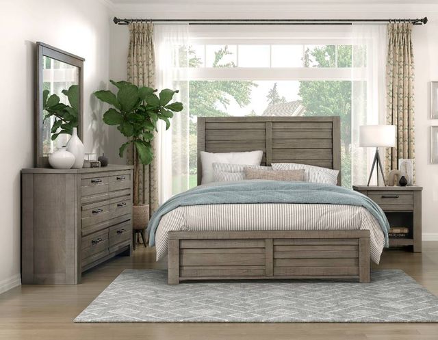 Mazin Furniture Longview Gray Nightstand-3