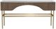 Fairfield® Dimitri Kafe 72" Console Table with White Marble Top-1