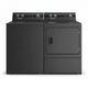 Huebsch® Matte Black Top Load Washer & Electric Dryer Laundry Pair-0