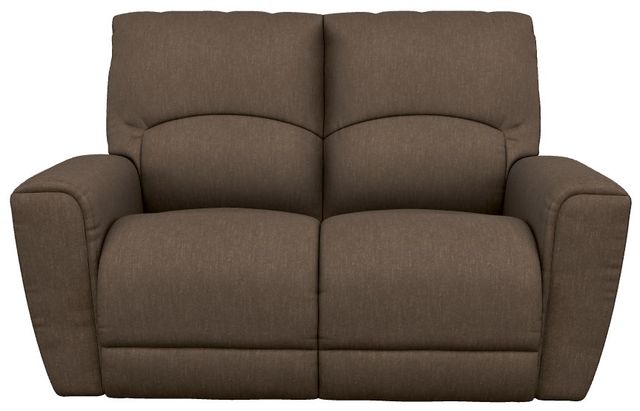 La-Z-Boy® Cassian Teak Power Reclining Loveseat with Headrest-1