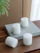 A & B Home 4-Piece White Candle Set-4