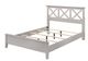 Bernards Nova II Gray King Panel Bed-2