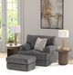 Jackson Furniture Tyson Slate Ottoman-5