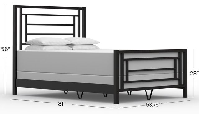 Wesley Allen Customizable Sunset Double Iron Bed-1