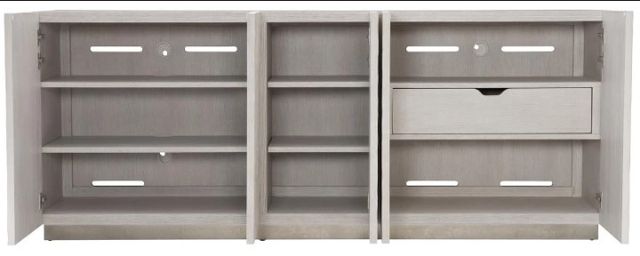 Bernhardt Solaria Weathered Bone Entertainment Credenza-2