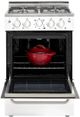 Unique® Appliances Prestige 24" White Freestanding Gas Range-2