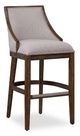 American Woodcrafters Keller Drift Brown/Gray 30" Barstool-0