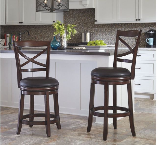 Millennium® by Ashley® Porter Rustic Brown Counter Bar Stool-3