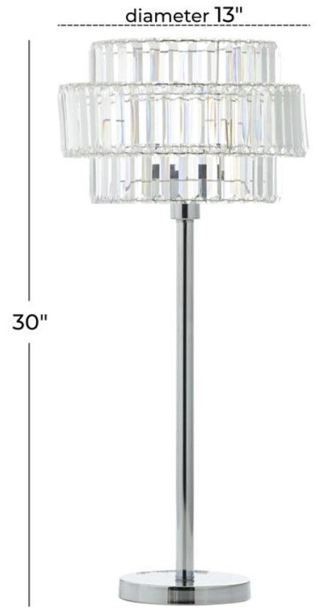 Deco Marche Silver Table Lamp-3
