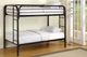 Titus Furniture Black Metal Twin/Twin Bunk Bed-0