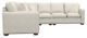 La-Z-Boy® Meyer 5-Piece Oyster Nico Sectional-1