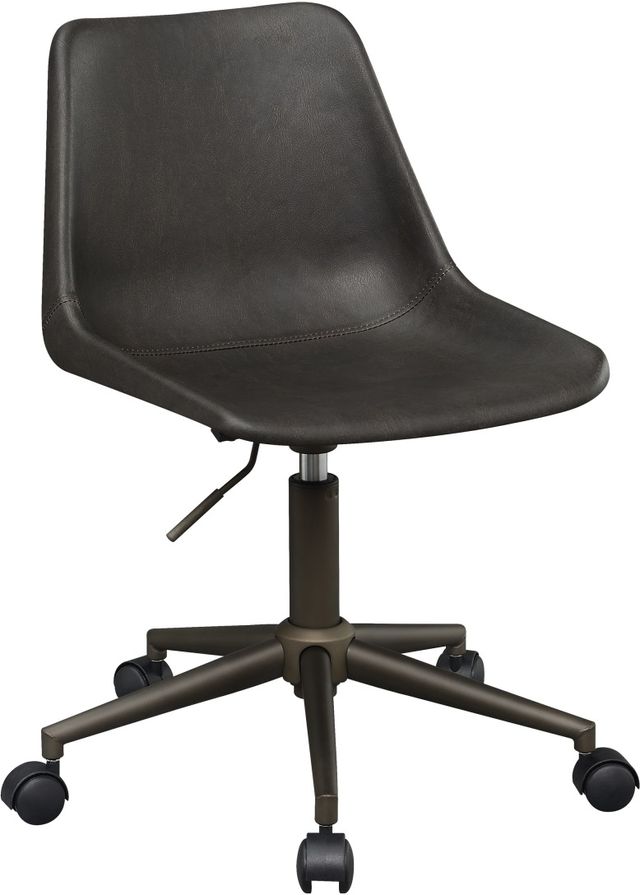 Coaster® Carnell Brown/Rustic Taupe Office Chair-1