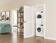 Bosch® 300 Series White Front Load Washer & Electric Dryer Laundry Pair-4