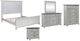 Liberty Furniture River Place 5-Piece Riverstone White/Tobacco King Panel Bedroom Set-0