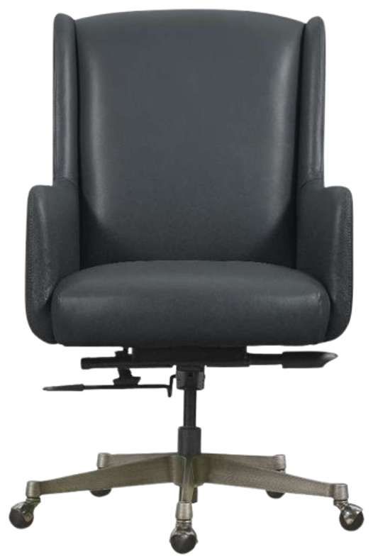 Hooker® Furniture EC Benito Salvo Denim Executive Swivel Tilt Office Chair-2