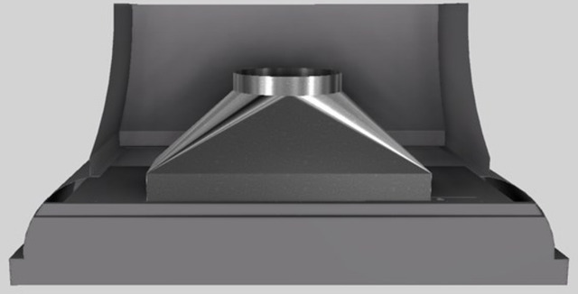 Vent-A-Hood® Designer Series 60" Gunsmoke Wall Mounted Range Hood-1