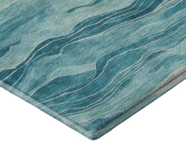 Dalyn™ Rug Company Pacifica Turquoise 5'x8' Style 1 Area Rug-1