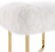TOV Furniture Nomo White Sheepskin Bench-4