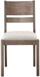 Bassett® Furniture Origins Spence Fog Dining Chair with Nomad Bone Upholstered Seat-1