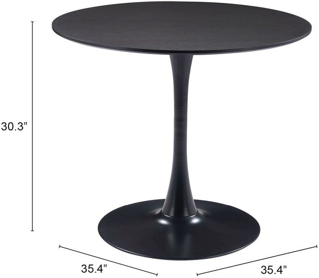Zuo® Modern Opus Black Dining Table-3