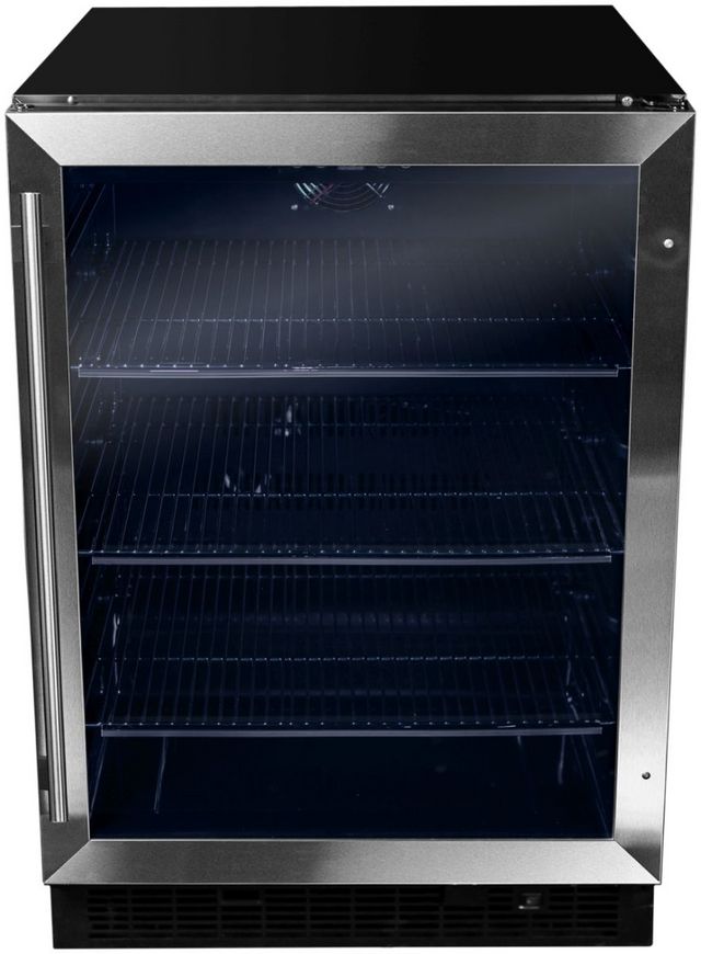 Danby® 24" 5.7 Cu. Ft. Stainless Steel Built In Beverage Center-8