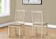 Monarch Specialties Inc. 2-Piece Beige Upholstered Dining Chair Set-1