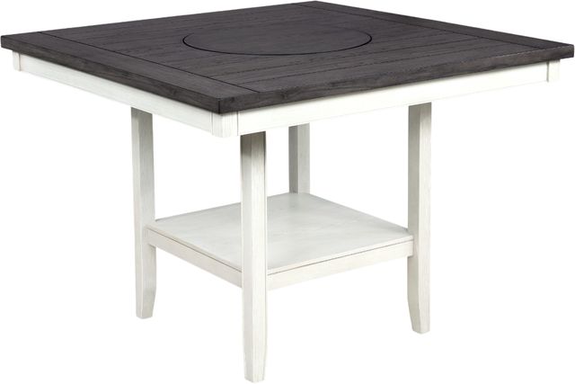 Crown Mark Fulton Gray Counter Dining Table with Chalk Base-0