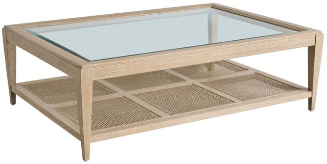 Lexington Home Sunday Morning Rockport Sandstone Rectangular Cocktail Table-0