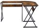 ACME Furniture Zafiri Black/Weathered Oak Writing Desk-2