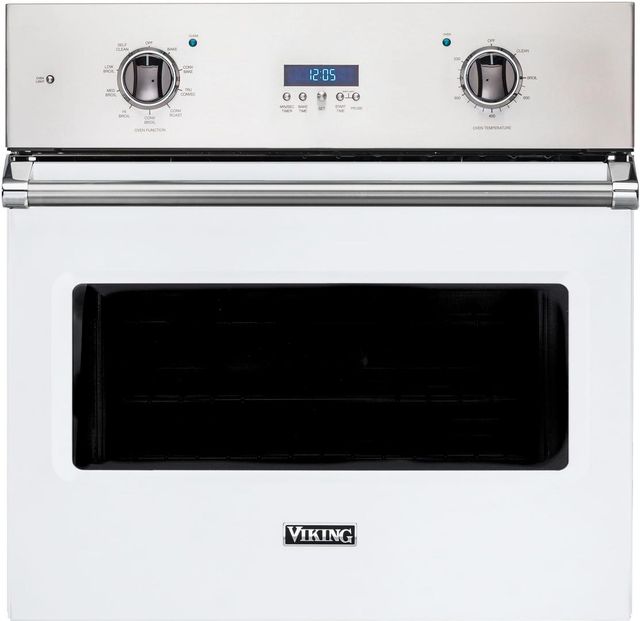Viking® Professional 5 Series 30" White Built In Single Electric Select Wall Oven-0