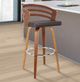Armen Living Jayden Brown 30" Swivel Bar Stool-4