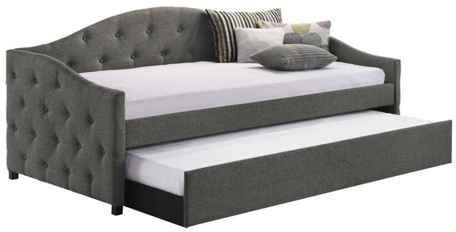 Coaster® Sadie Grey Upholstered Twin Daybed with Trundle-0