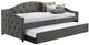 Coaster® Sadie Grey Upholstered Twin Daybed with Trundle-0