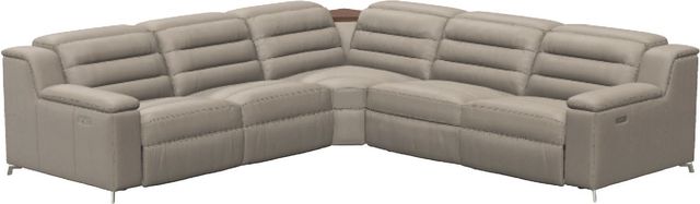 Palliser® Furniture Customizable Lotus 5-Piece Wide Power Reclining Storage Sectional with Headrest-1